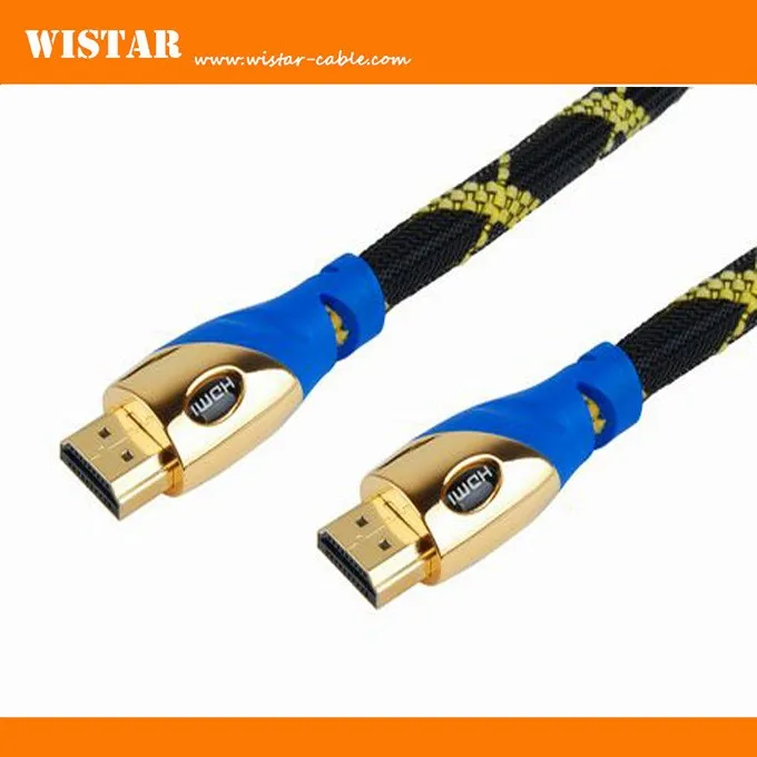 3D/4K HDMI Cable, High Speed, Shell Made of Metal Nylon Braided - ANKUX.COM