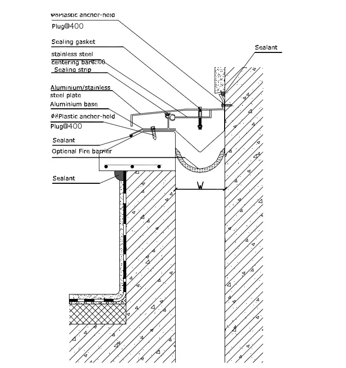 Exterior Windproof Aluminum Metal Expansion Joint Roof To Wall Buy