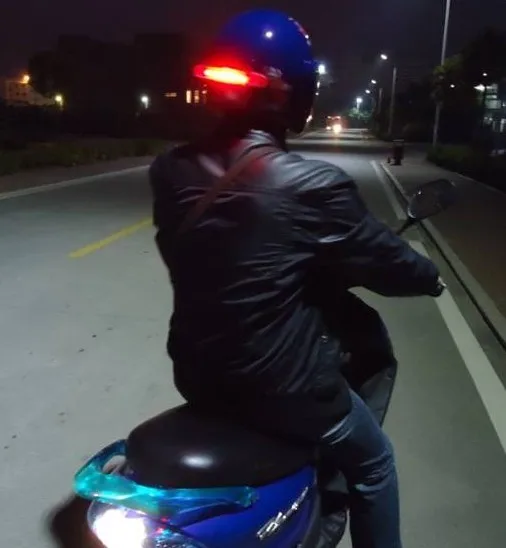 High quality Waterproof LED Turn Signal light for motorcycle helmets Wireless Brake Led Signals light