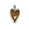 Classy Designer Bezel Setting Stripped Onyx Gemstone 925 Sterling Silver Pendant, Fashion Exporter Wholesaler Jewelry for Women