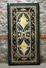 Rectangular Marble Inlay Dining Table Top Micro Mosaic Inlaid Table Top