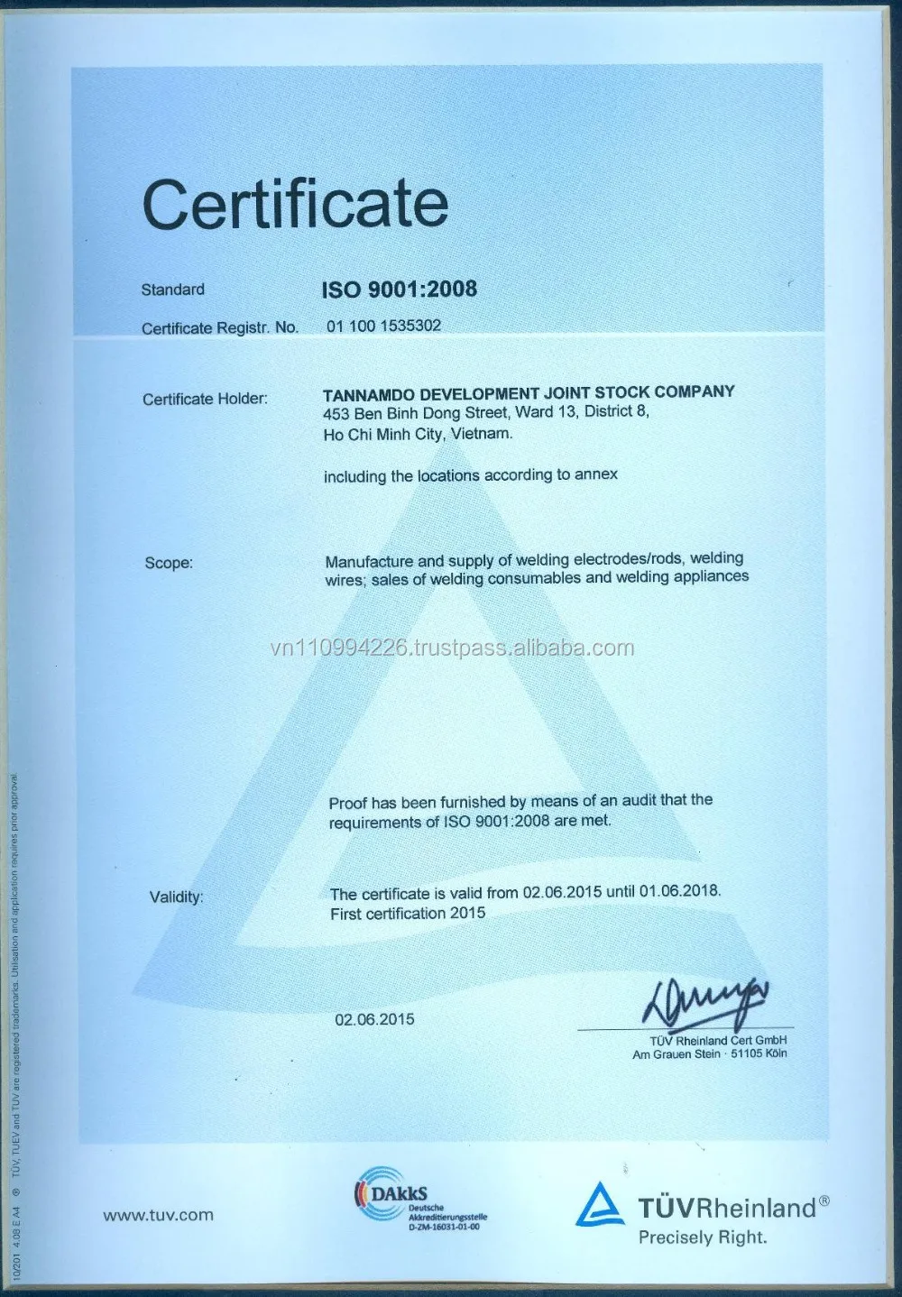 
CO2 WELDING WIRE ER70S-6 