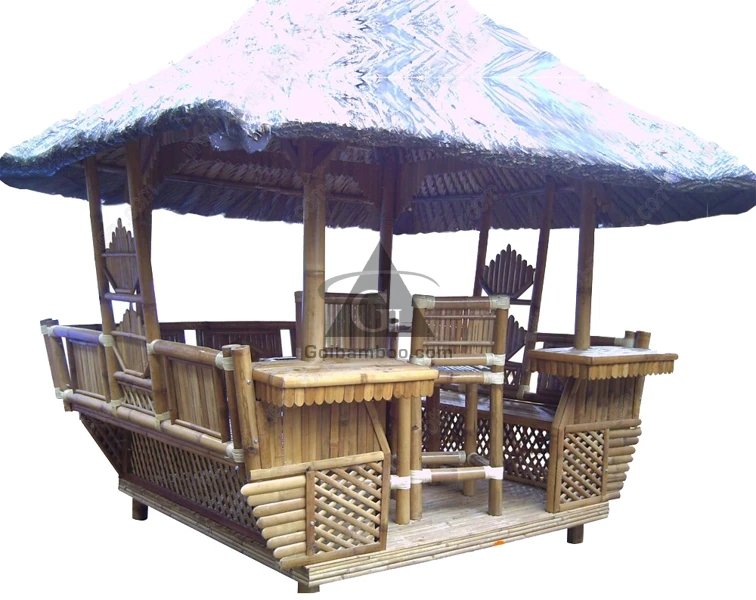 Gartenmöbel bamboo tiki bar hütte bambus bar für resoft haus ...