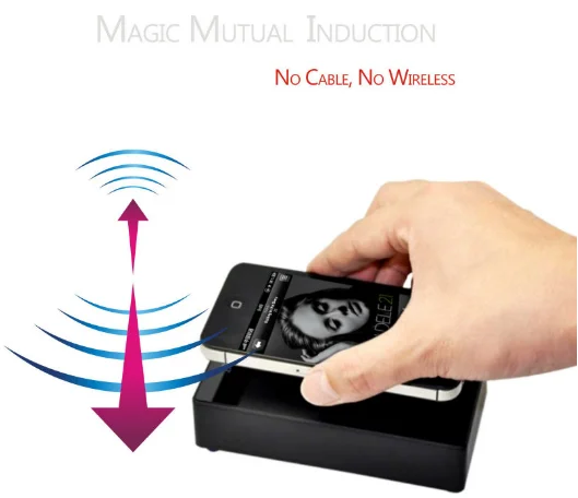 Magic interaction Amplifying speaker, No Cable Just Put Cellphone On the Speaker