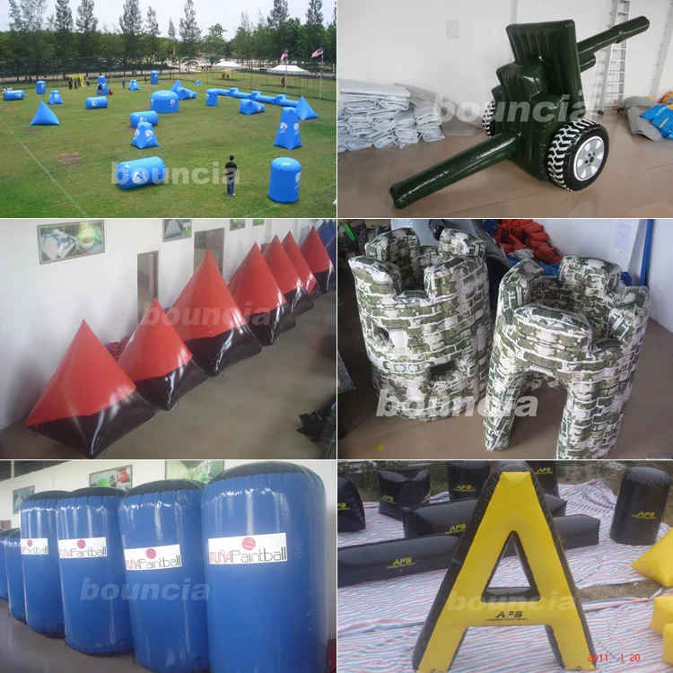 inflatable bunker obstacle