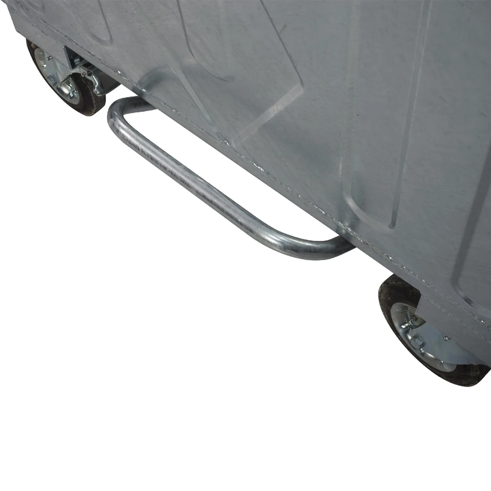 
1100LT Metal Waste Bin Container with Plastic Lid (GMG - GM 1100) 