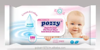 Pozzy Mega Baby Wet Towel Wipes Creamy 