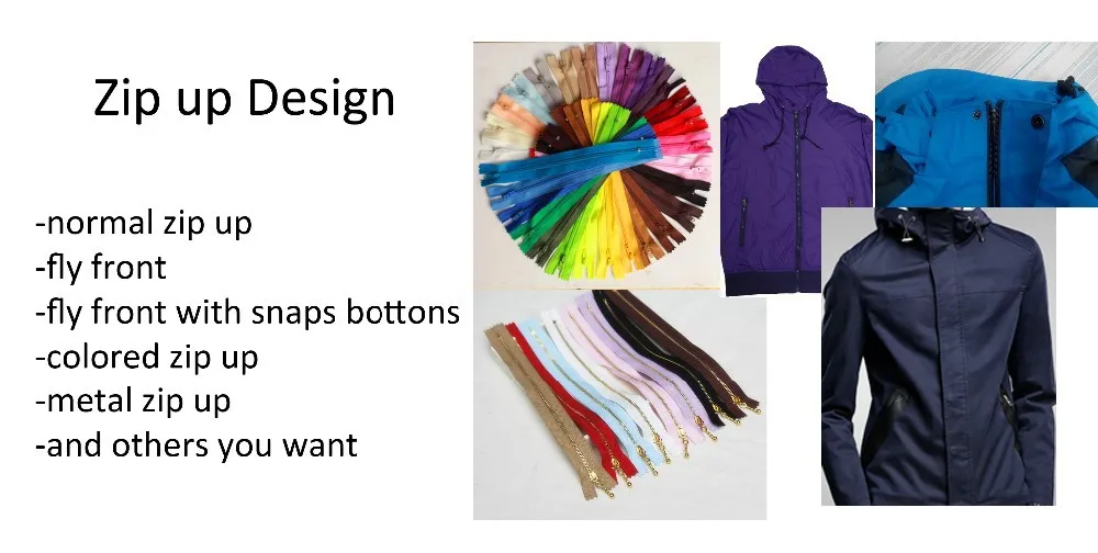 jacket zip up design