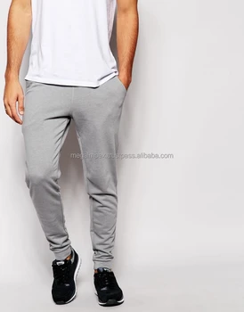 fitted grey sweatpants