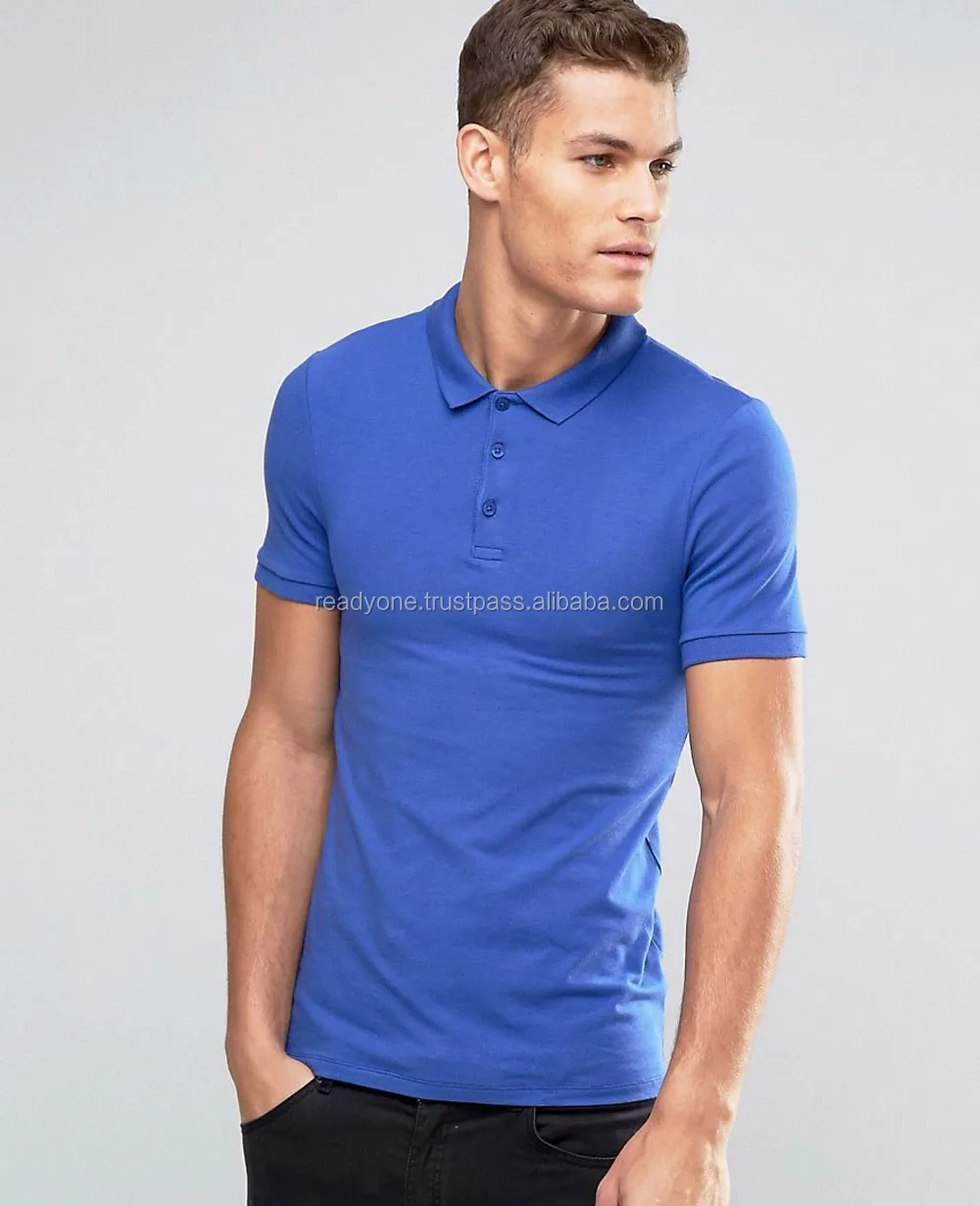 mens fitted polo shirts