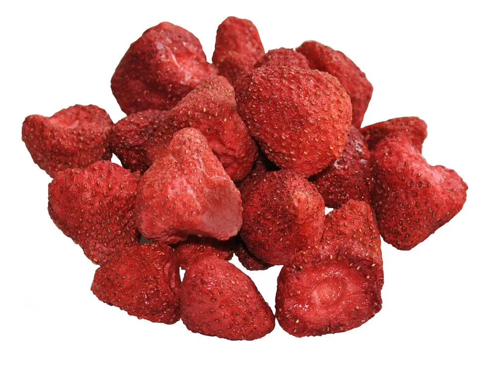 真空冷冻干草莓 100% 天然健康水果零食-泰国干果