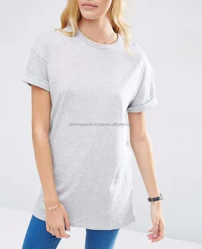 T-shirts,Plain Women Fitted Blank 
