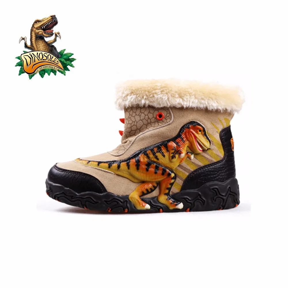 dinosaur snow boots
