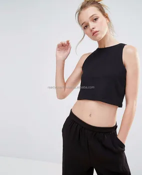 girls gym crop top