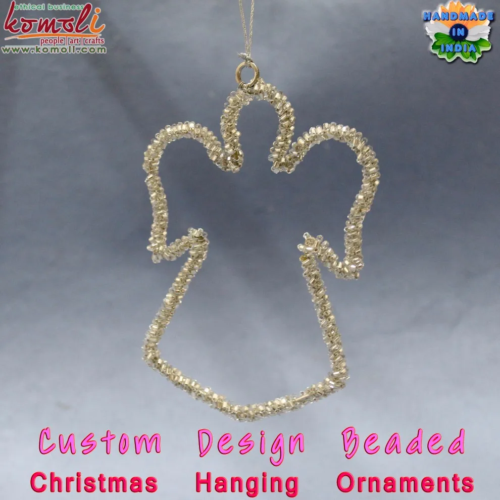 christmas beaded angel white (10)