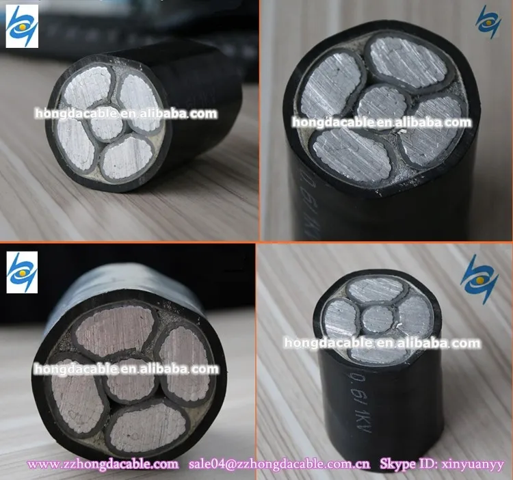 1224kV single core armored 630mm aluminium conductor XLPE cable