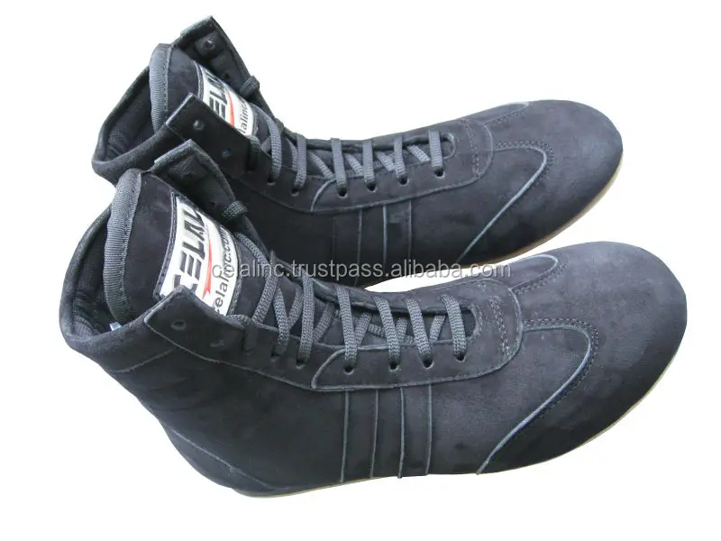 leather boxing shoes