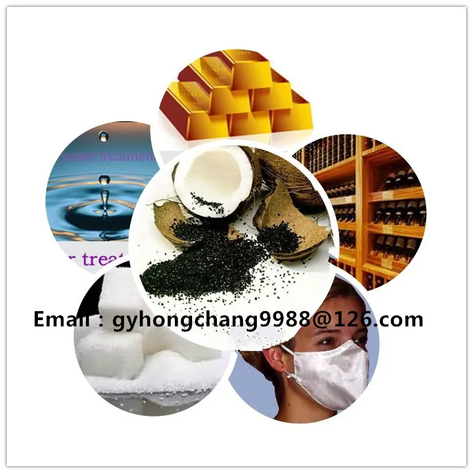 100% natural Coconut shell activated carbon for gold purification