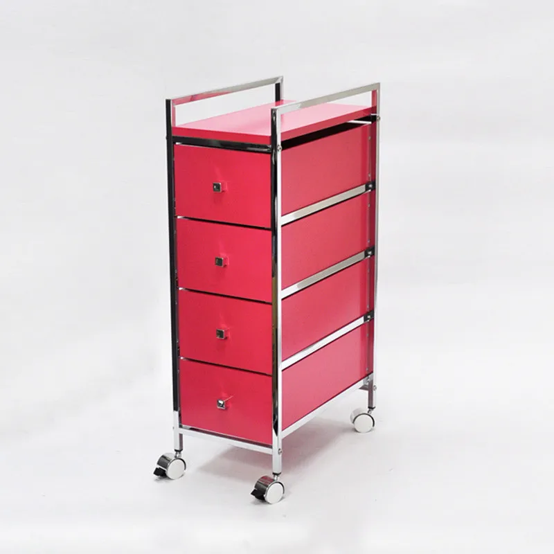 Three Tier Mdf Wood Bathroom Storage Cart With Drawers Buy 3 Tier