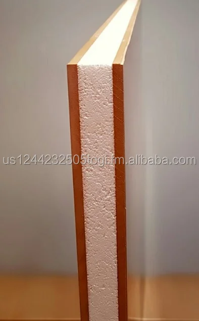 
EPS, XPS sandwich panels, MDF, PVC, Aluminium 