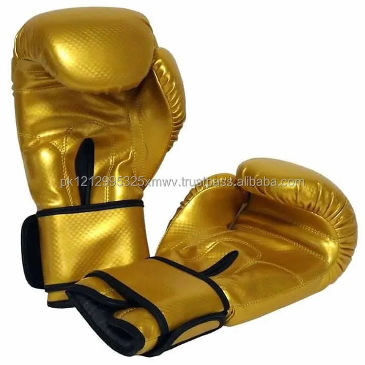 metallic boxing gloves