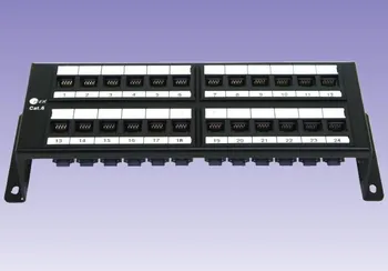 Cat6 Utp Patch Panel,24port,Wall Mount 
