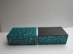 Mother of pearl wooden jewelry box in Vietnam