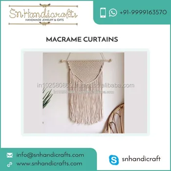 Wall Decor Wedding Decor Hanging Modern Macrame Curtain