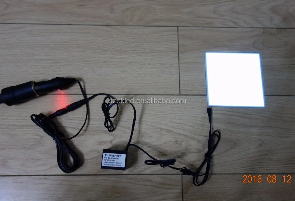 A4 Led El Panel Electroluminescent Paper Neon Sheet Backlight