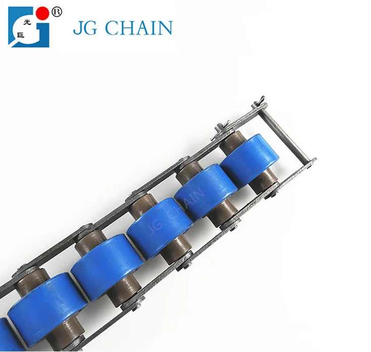 Standard carbon steel or stainless steel roller conveyor chain double plus chain (1).png