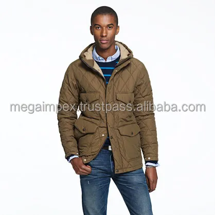 Lutratocro Men Stand Collar Puffed Zip Pocket Casual Quilted Jacket Down Vest