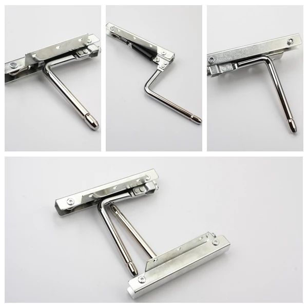 Furniture Hinge Free Adjustable Iron Antirust Flat Folding Sofa Bed 90