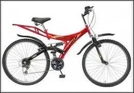 red 24 inch bike