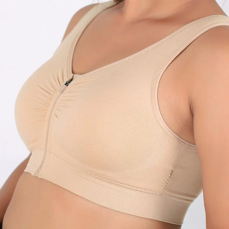 genie bra with zipper front