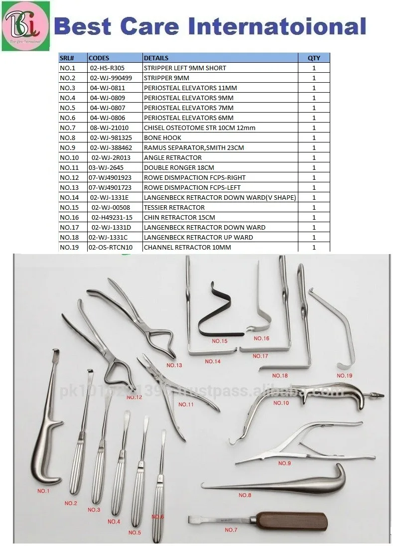 Stainless Steel Maxillofacial Disimpaction Forceps Maxillary ...