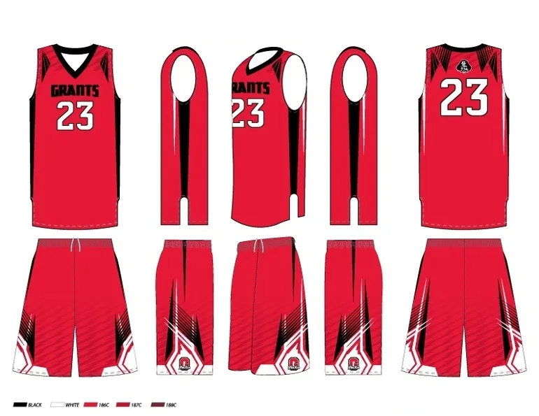 red basketball jersey