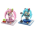 LOZ 2 pcs lot Sakura Miku Hatsune Miku Plastic Diamond Building Blocks Toys Kawaii Minifigures for