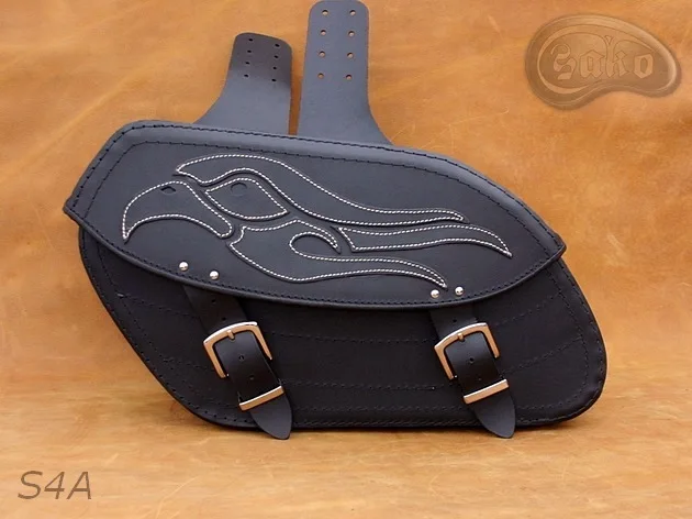 leather motorcycle saddlebags