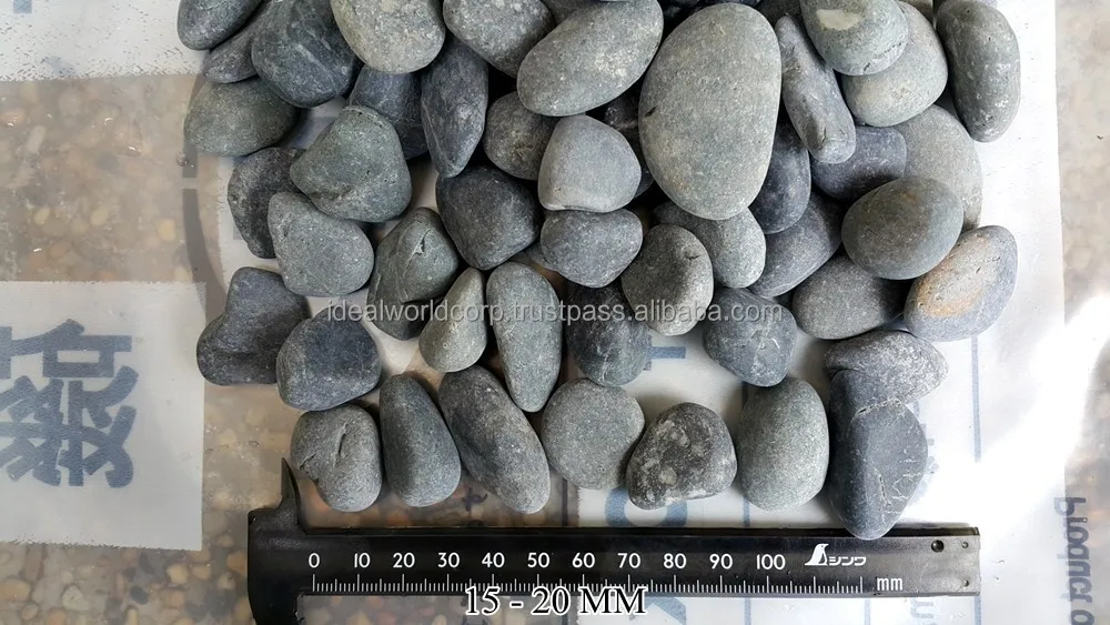 
BLACK BEACH PEBBLE COBBLE STONE 