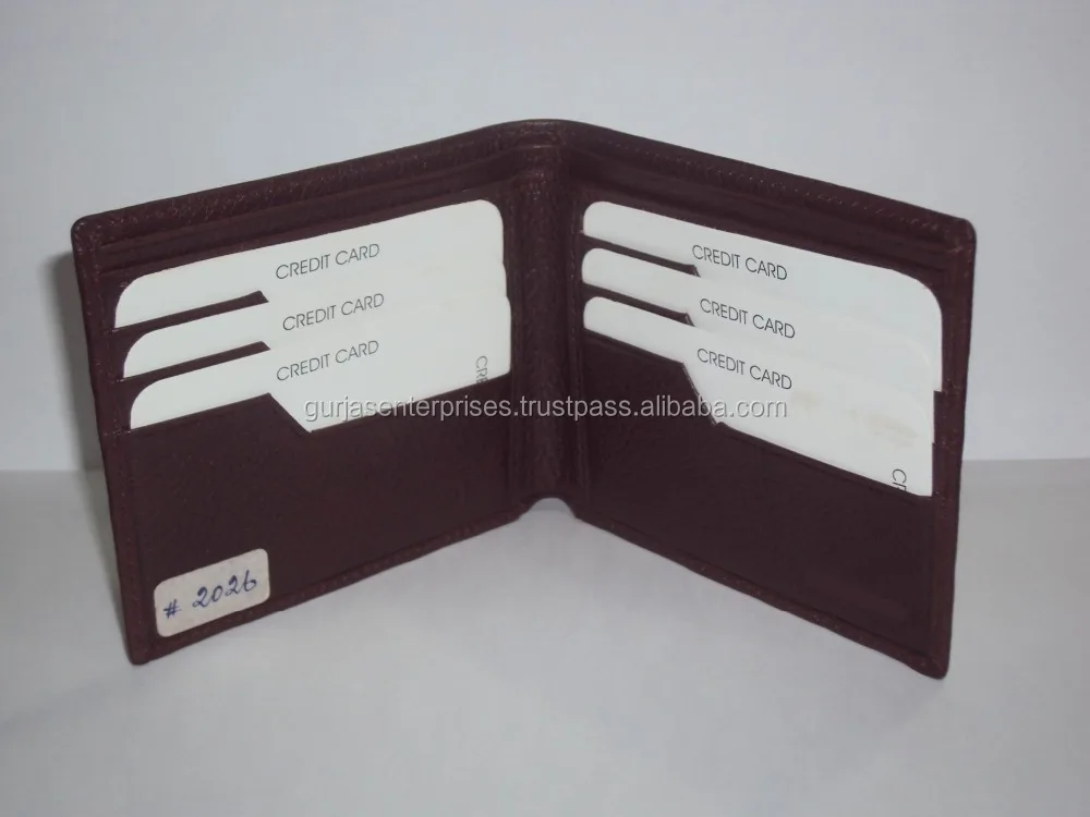 
Real leather bi fold Wallets 