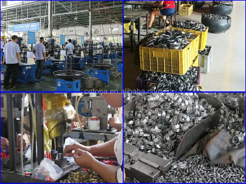 Hydraulic hose metal pipe clamp types with British type clamp standard