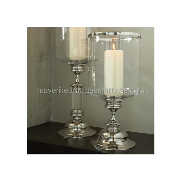 glass candle holders centerpieces