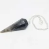 Natural Labradorite Cone dowsing pendulum, wholesale cone pendulum, dowsing pendulum.