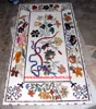 Marble Inlay Dining Table Top, Inlay Pietra Dura Dining Table Top