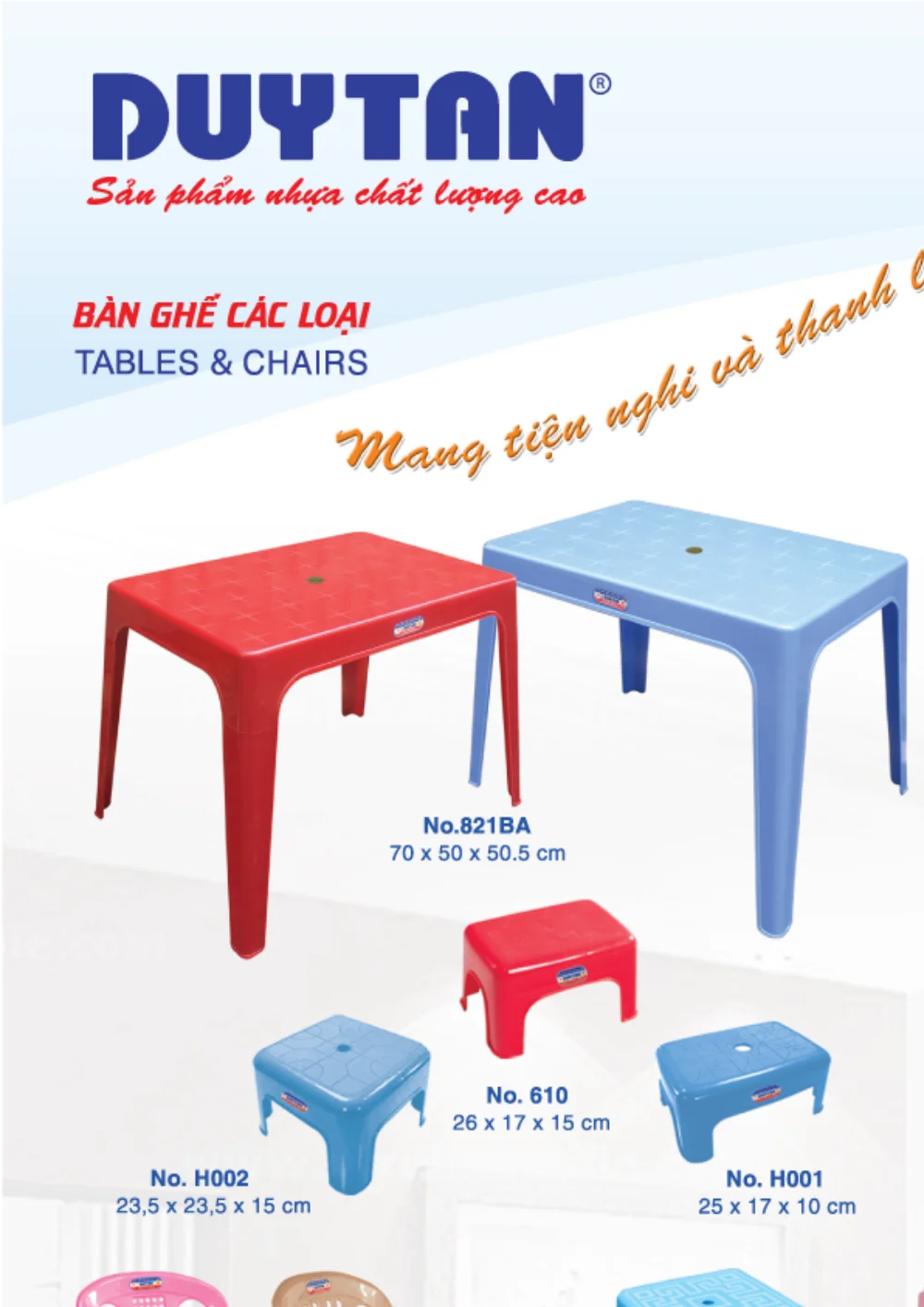 Download Hot Sale Plastic Stool Armchair Chair Table - Duy Tan ...