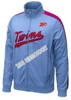 Light blue with red pattern new stylish Fleece Jacket