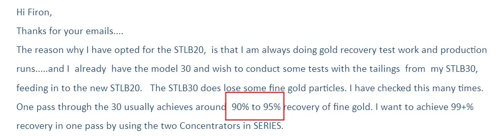 Knelson Type Centrifugal Gold Concentrator for Sale