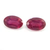 Cut Oval 4x6mm Lead Glass Filled Ruby 0.60Cts Synthetic Lab Created Gemstone for Jewellery IG4534