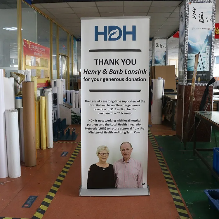 Tj78 High Quality Roll Up Banner Stand Custom Pull Up Bnaner