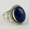 Biggest Meditation Stone !! Lapis 925 Sterling Silver Ring, Silver Jewellery Manufacturer, Gemstone Ring